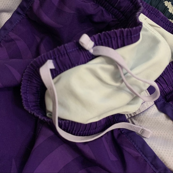 Nike Tempo DRI-FIT running purple athletic shorts - Picture 6 of 10